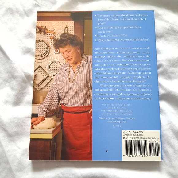 Julia's Kitchen Wisdom Cookbook - Red Cover paper back book - Picture 3 of 7